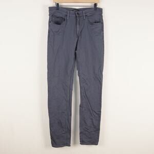 Banana Republic 5 Pocket Slim Fit Gray Stretch Pants Mens Sz 32 x 34